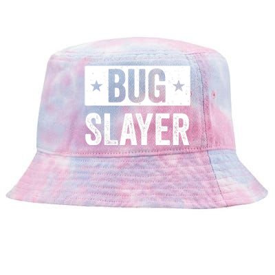 Pest Control Bug Exterminator Bug Slayer Funny Tie-Dyed Bucket Hat