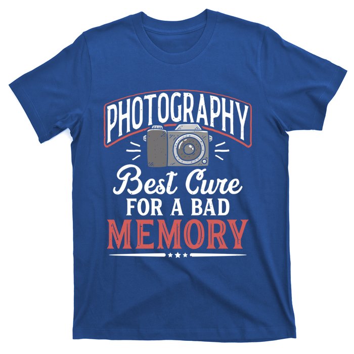 Photography Cure Bad Memory Camera Photographer Gift T-Shirt