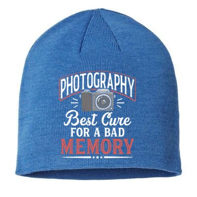 Photography Cure Bad Memory Camera Photographer Gift Sustainable Beanie