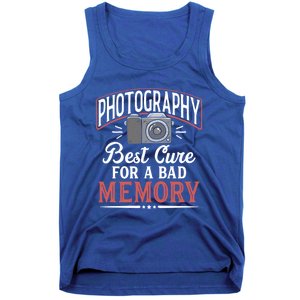 Photography Cure Bad Memory Camera Photographer Gift Tank Top