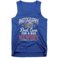 Photography Cure Bad Memory Camera Photographer Gift Tank Top