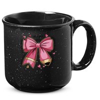 Pencil Coquette Bow Test Day Teacher Motivational Testing 15oz Campfire Ceramic Mug