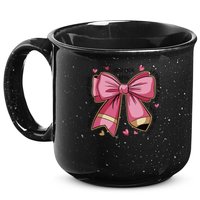 Pencil Coquette Bow Test Day Teacher Motivational Testing 15oz Campfire Ceramic Mug
