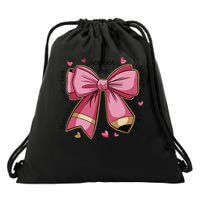 Pencil Coquette Bow Test Day Teacher Motivational Testing Drawstring Bag