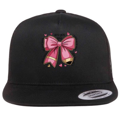 Pencil Coquette Bow Test Day Teacher Motivational Testing Flatbill Hat