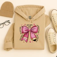Pencil Coquette Bow Test Day Teacher Motivational Testing Hoodie