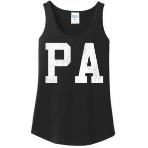 Pa Classic Bold Font FatherS Day Pa Ladies Essential Tank