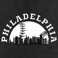 Philly Cityscape Baseball Philadelphia Skyline Vintage Beanie