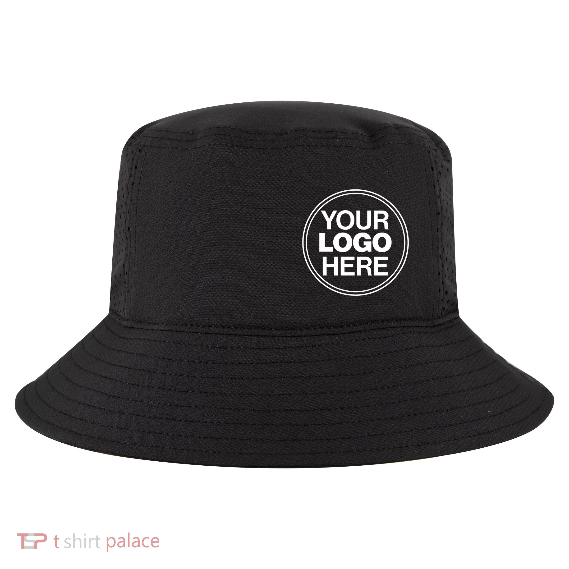 Personalized Company Business Logo Pocket Outfit Sports Team Cool Comfort Performance Bucket Hat