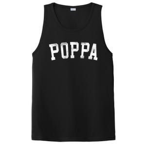 Poppa Classic Bold Font Birthday Poppa PosiCharge Competitor Tank