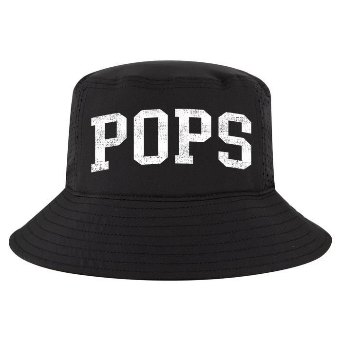 Pops Classic Bold Font Pops Birthday Gift Cool Comfort Performance Bucket Hat