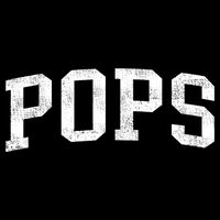 Pops Classic Bold Font Pops Birthday Gift Cooling Performance Crew T-Shirt