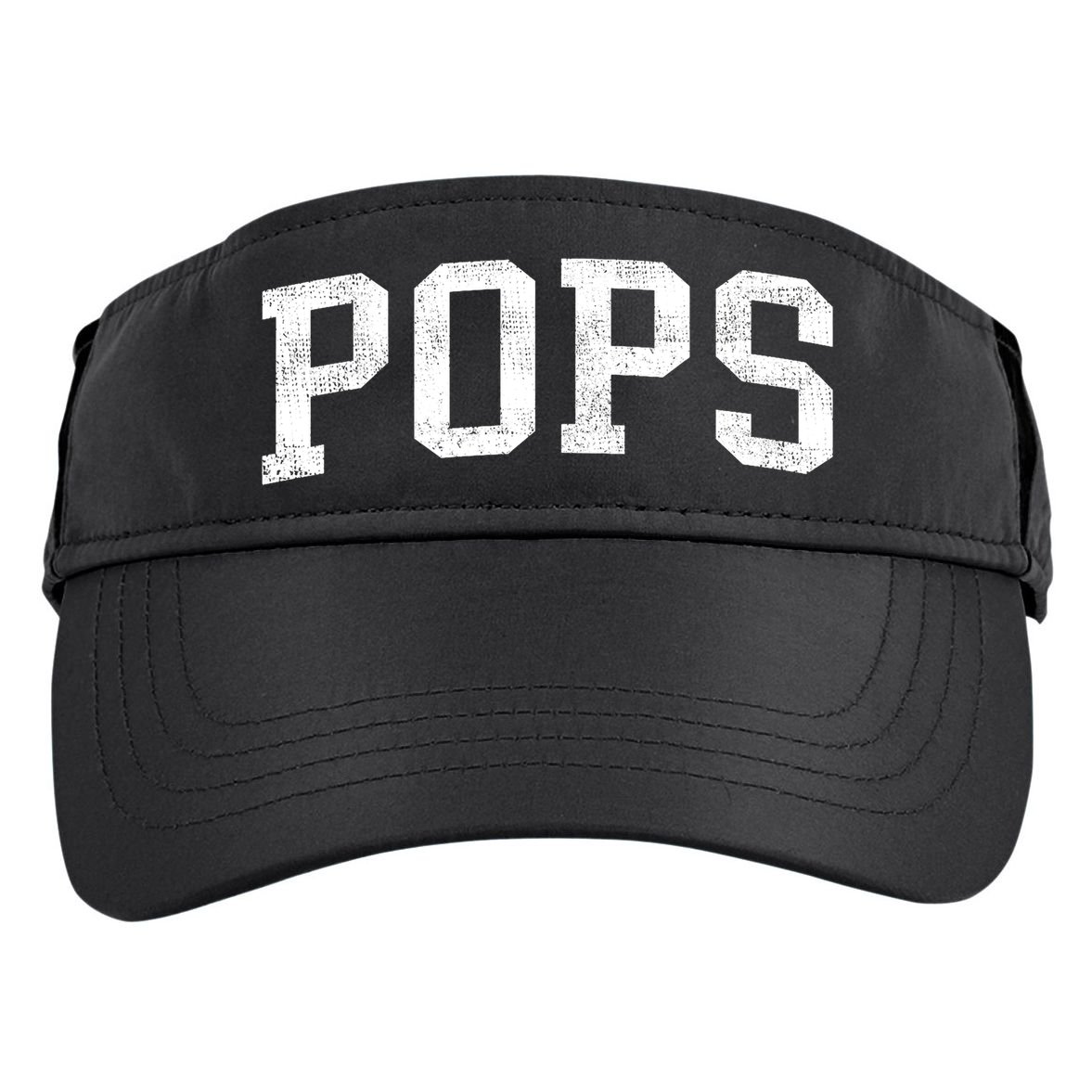 Pops Classic Bold Font Pops Birthday Gift Adult Drive Performance Visor