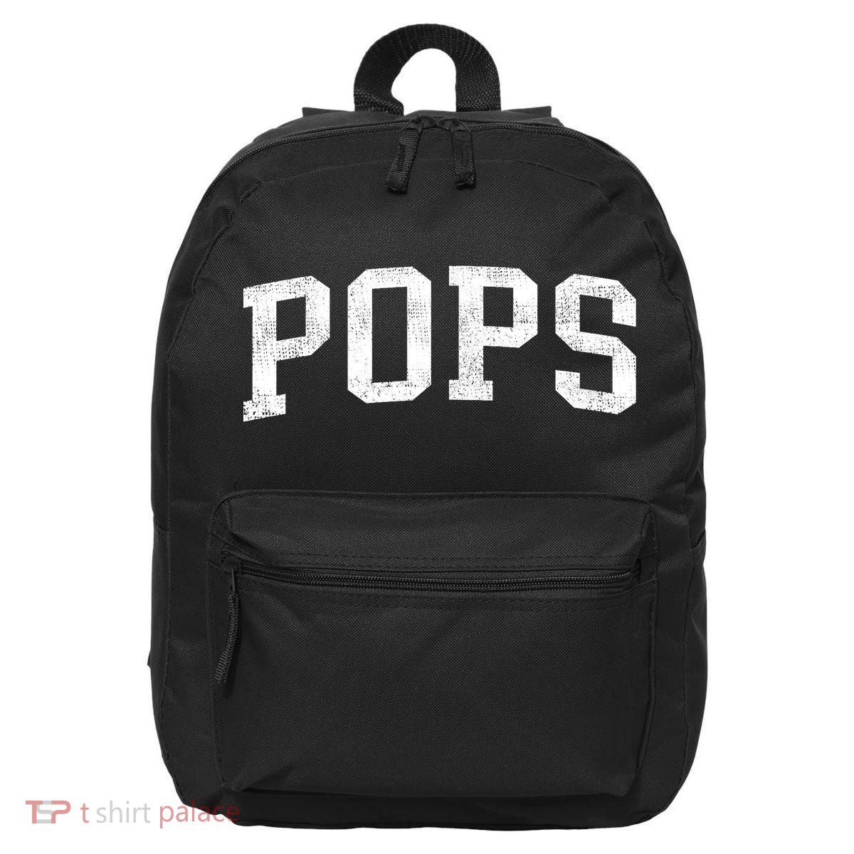 Pops Classic Bold Font Pops Birthday Gift 16 in Basic Backpack