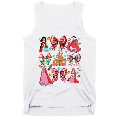Princess Coquette Bows Christmas Lights Cartoon Movie Princess Merry Tank Top