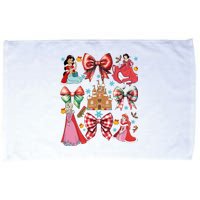 Princess Coquette Bows Christmas Lights Cartoon Movie Princess Merry Microfiber Hand Towel