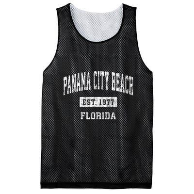 Panama City Beach Florida Fl Vintage Sports Established Mesh Reversible Basketball Jersey Tank