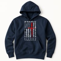 Patriotic Christian Blessed One Nation Under God 4th Of July Hoodie