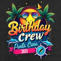 Punta Cana Birthday Trip Matching Group 2025 Vacation 2025 7 Panel Mesh Trucker Snapback Hat