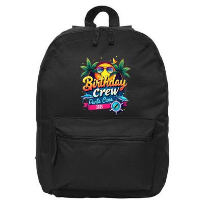 Punta Cana Birthday Trip Matching Group 2025 Vacation 2025 16 in Basic Backpack