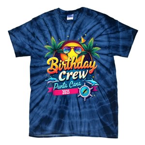 Punta Cana Birthday Trip Matching Group 2025 Vacation 2025 Tie-Dye T-Shirt