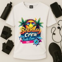 Punta Cana Birthday Trip Matching Group 2025 Vacation 2025 Cooling Performance Crew T-Shirt