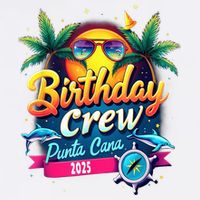 Punta Cana Birthday Trip Matching Group 2025 Vacation 2025 Cooling Performance Crew T-Shirt