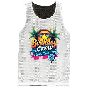 Punta Cana Birthday Trip Matching Group 2025 Vacation 2025 Mesh Reversible Basketball Jersey Tank