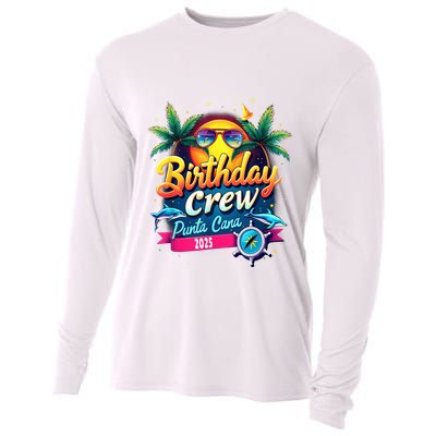 Punta Cana Birthday Trip Matching Group 2025 Vacation 2025 Cooling Performance Long Sleeve Crew