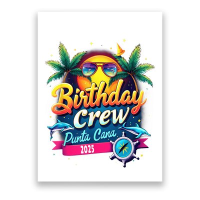 Punta Cana Birthday Trip Matching Group 2025 Vacation 2025 Poster