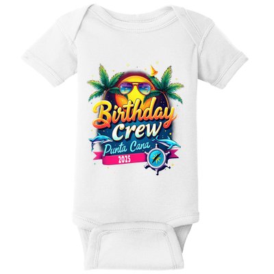 Punta Cana Birthday Trip Matching Group 2025 Vacation 2025 Baby Bodysuit