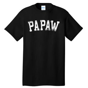 Papaw Classic Bold Font Birthday Papaw Tall T-Shirt