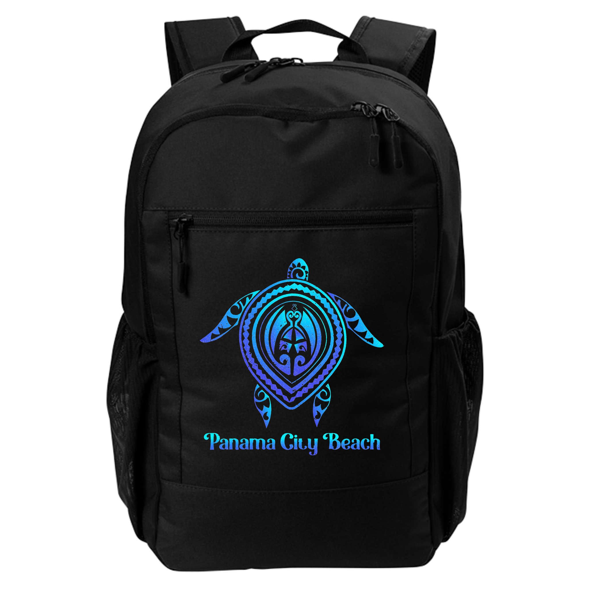Panama City Beach Florida Souvenirs Tropical Blue Sea Turtle Backpack