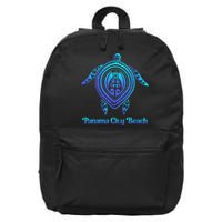 Panama City Beach Florida Souvenirs Tropical Blue Sea Turtle 16 in Basic Backpack