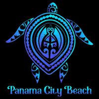 Panama City Beach Florida Souvenirs Tropical Blue Sea Turtle 16 in Basic Backpack