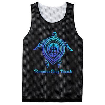 Panama City Beach Florida Souvenirs Tropical Blue Sea Turtle Mesh Reversible Basketball Jersey Tank