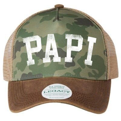 Papi Classic Bold Font Birthday Papi Legacy Tie Dye Trucker Hat