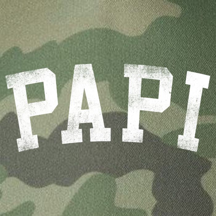 Papi Classic Bold Font Birthday Papi Legacy Tie Dye Trucker Hat