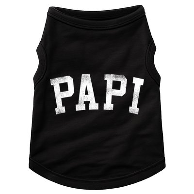 Papi Classic Bold Font Birthday Papi Doggie Tank