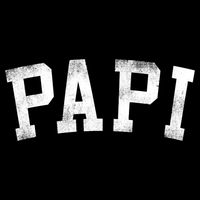 Papi Classic Bold Font Birthday Papi Performance Shirt