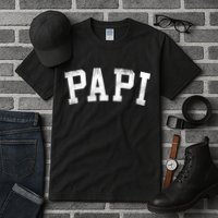 Papi Classic Bold Font Birthday Papi Tall T-Shirt