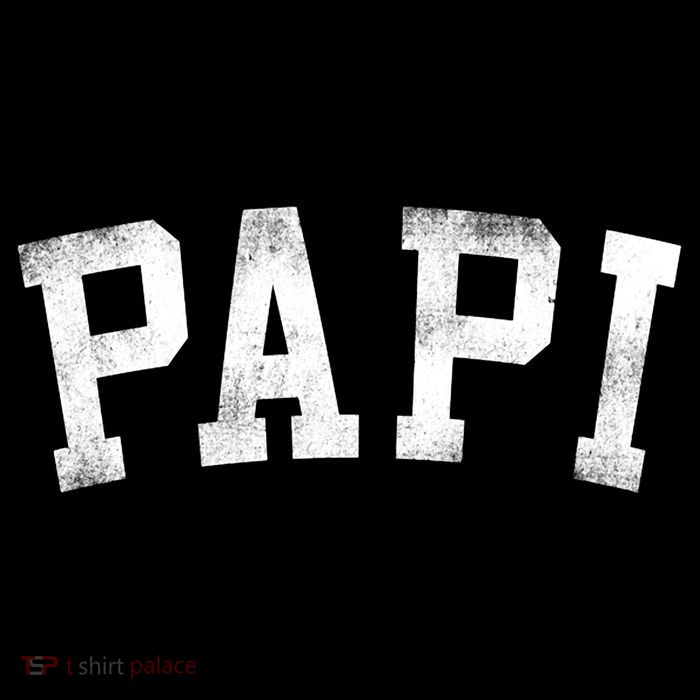 Papi Classic Bold Font Birthday Papi Tall T-Shirt