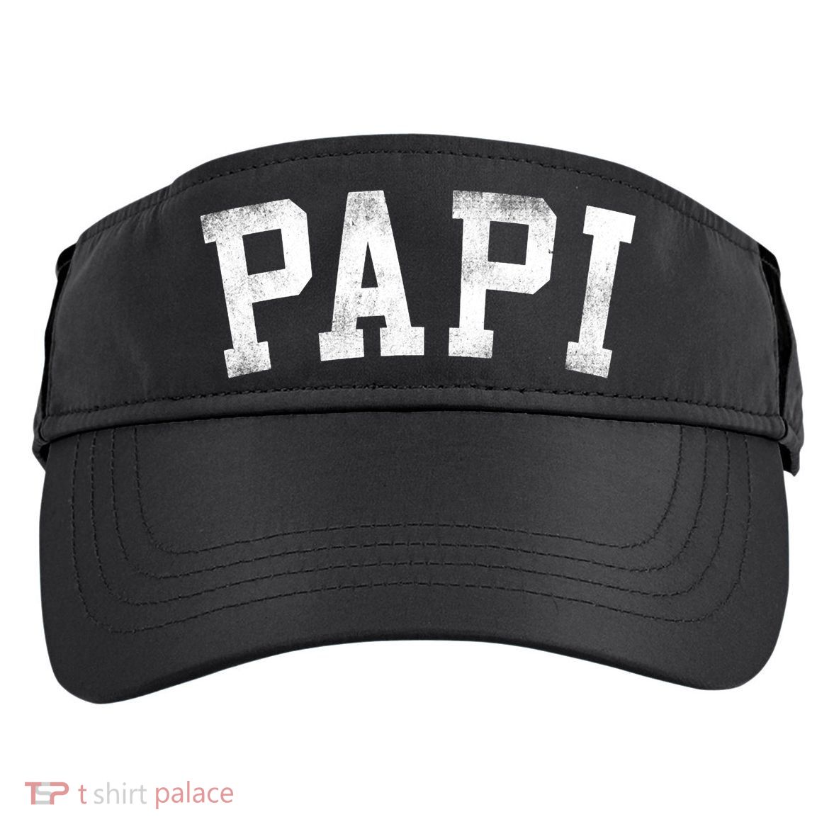 Papi Classic Bold Font Birthday Papi Adult Drive Performance Visor