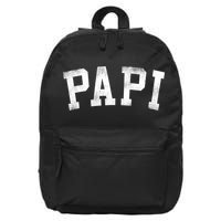 Papi Classic Bold Font Birthday Papi 16 in Basic Backpack