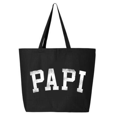 Papi Classic Bold Font Birthday Papi 25L Jumbo Tote