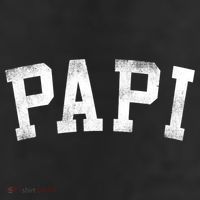 Papi Classic Bold Font Birthday Papi 25L Jumbo Tote