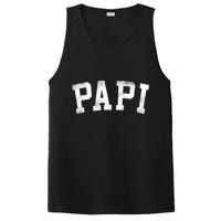 Papi Classic Bold Font Birthday Papi PosiCharge Competitor Tank