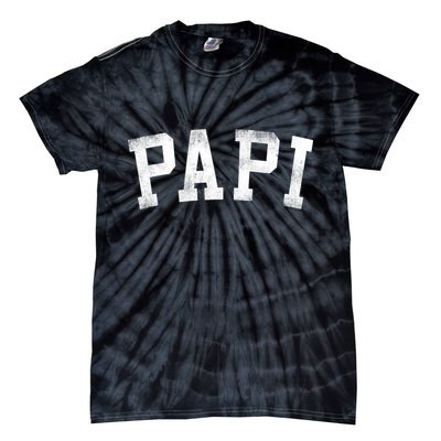 Papi Classic Bold Font Birthday Papi Tie-Dye T-Shirt