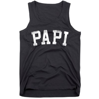 Papi Classic Bold Font Birthday Papi Tank Top