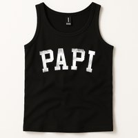 Papi Classic Bold Font Birthday Papi Tank Top